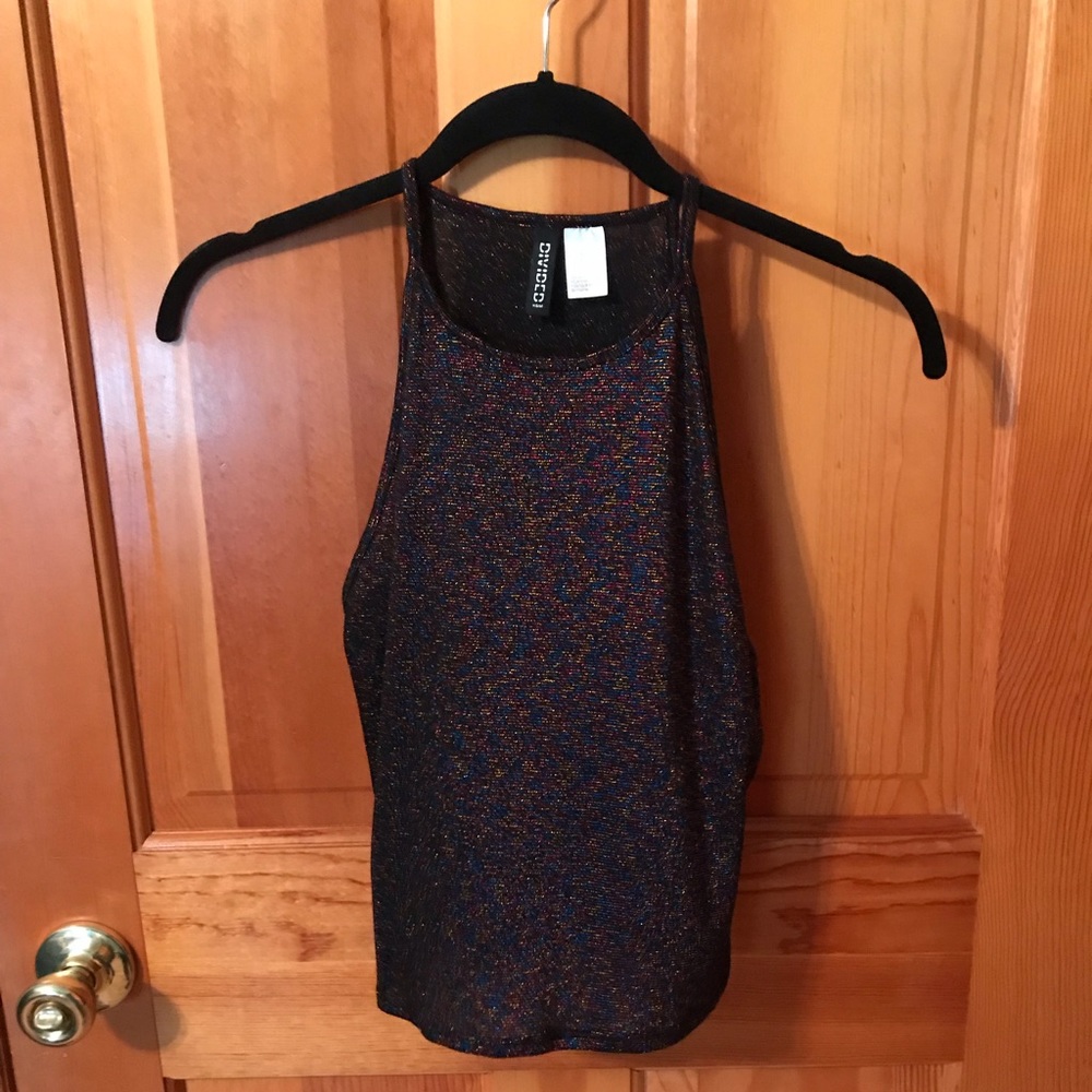 H&M Multi Color Crop Top